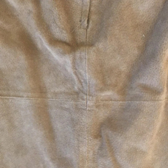 ATLANTIC BEACH | Vintage tan leather skirt - Picture 4 of 9